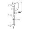 Купить HANSGROHE 32560112 хром Набор смесителей для душа 3 в 1 Metropol однорычажный купить в Киеве vannaja.kiev.ua