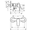 Купить Набор смесителей для душа 3 в 1 Hansgrohe Talis 71760112 хром однорычажный в Киеве купить в Киеве vannaja.kiev.ua