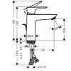 Купить Черный матовый Набор смесителей для ванны 4 в 1 Hansgrohe 1092020 Talis E Германский однорычажный купить в Киеве vannaja.kiev.ua