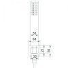 Купить Набор смесителей для ванны 3 в 1 Imprese GRAFIKY ZMK041807012+ZMK041807040+ZMK041807100 однорычажные черный купить в Киеве в Киеве vannaja.kiev.ua
