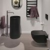 Купить Умывальник отдельно стоящий Nic Design OVVIO 45x85h, antracite matt (001453013) в Киеве vannaja.kiev.ua