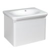 Купить Тумбочки в ванную с выдвижными ящиками Devit 0020120W FLY Тумба 60 с раковиной беля глянц в Киеве vannaja.kiev.ua