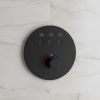 Devit D114134010011BM Flow Смеситель на 3 потребителя с термостатом, для ванны/душа, скрытого монтажа, черный матовый Купить Devit D114134010011BM Flow Смеситель на 3 потребителя с термостатом, для ванны/душа, скрытого монтажа, черный матовый в Киеве vannaja.kiev.ua