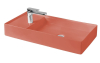 Купить Керамическая раковина 75 см Artceram Scalino, red coral (SCL004 14; 00) в Киеве vannaja.kiev.ua