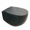 Купить NIC Design 003 482 013 MILK без ободка Унитаз подвесной Черный матовый антрацит 003482013 в Киеве vannaja.kiev.ua