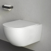 Купить Унитаз подвесной Nic Design Pin 55х37 см с крышкой, белый глянец (003709001/005712001) в Киеве vannaja.kiev.ua