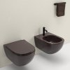 Купить Встроенный унитаз подвесной Nic Design Pin 55х37, Fango матовый (003709068) в Киеве vannaja.kiev.ua