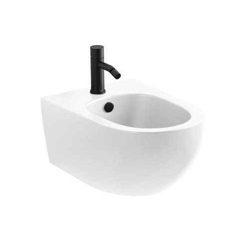 Купить Биде подвесное Nic Design Pin 55х37, белый матовый (004706003) в Киеве vannaja.kiev.ua
