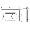 Купить клавиша для установки Hansgrohe 66002700 iFrame Original S, matt white белый матовый в Киеве vannaja.kiev.ua