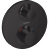 Купить 15758670 Термостат с запорным/переключающим вентилем Hansgrohe Ecostat S чёрный матовый  в Киеве vannaja.kiev.ua