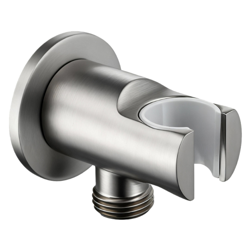 Devit D113100000010BN Flow Підключення для душового шлангу з тримачем ручного душу, brushed nickel Купити Devit D113100000010BN Flow Підключення для душового шлангу з тримачем ручного душу, brushed nickel в Києві vannaja.kiev.ua