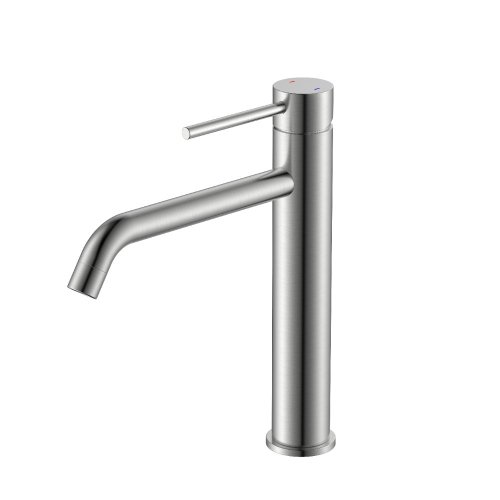 Купить Смеситель на умывальник сверху над чашей раковиной devit 550533N, brushed nickel никель в Киеве vannaja.kiev.ua