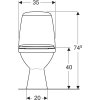 Унитаз-компакт напольный Kolo Solo S7923200UA косой выпуск с сидением Duroplast Soft close, белый Купить Унитаз-компакт напольный Kolo Solo S7923200UA косой выпуск с сидением Duroplast Soft close, белый в Киеве vannaja.kiev.ua