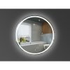 Купить Зеркала для ванной комнаты круглые devit 5501090 AllRound d90см с LED подсветкой и тачсенсором в Киеве vannaja.kiev.ua
