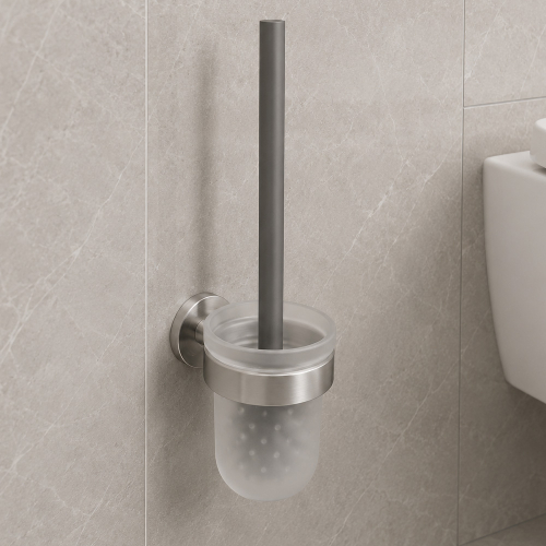 Йоржики для унітаза підвісний devit DFL21010501GM Flow з тримачем, колір Gun Metal PVD (чорний) Купити Йоржики для унітаза підвісний devit DFL21010501GM Flow з тримачем, колір Gun Metal PVD (чорний) в Києві vannaja.kiev.ua