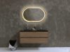 Купить Freedom SLim LED 551598 зеркало с подсветкой, (аура, фронт, сэндим) дуб натуральный, 500мм*800мм Luxury Wood в Киеве vannaja.kiev.ua