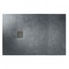 Купить Душевой поддон 120 x 80 Roca TERRAN AP014B032001200 прямоугольный из литого камня Графит купить с бесплатной доставкой в Киеве vannaja.kiev.ua