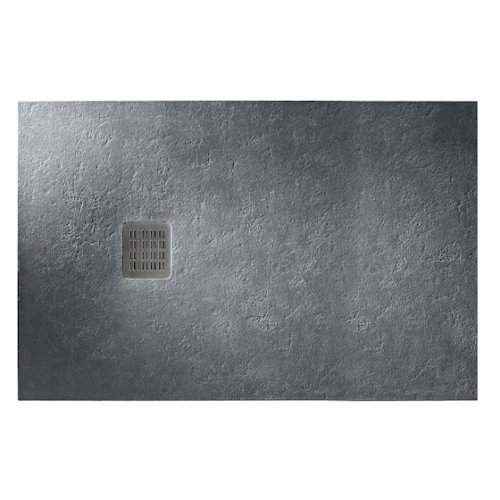 Купить Душевой поддон 120 x 80 Roca TERRAN AP014B032001200 прямоугольный из литого камня Графит купить с бесплатной доставкой в Киеве vannaja.kiev.ua