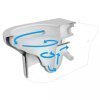 Купить Подвесной безободковый унитаз с сильным смывом воды devit 4010511 DO IT Vortex Flush крышка soft-close, белый глянец в Киеве vannaja.kiev.ua