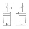Emco Loft 0515 133 00 LOFT Щітка для унітазу підвісна, чорний мат 051513300 Купити Emco Loft 0515 133 00 LOFT Щітка для унітазу підвісна, чорний мат 051513300 в Києві vannaja.kiev.ua