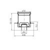 MCH C 420 XL двухкорпусный трап с вертикальным подключением DN50, h 113-169 мм, сухой сифон Neptun, с фланцем, решетка под плитку из нержавеющей стали Купить MCH C 420 XL двухкорпусный трап с вертикальным подключением DN50, h 113-169 мм, сухой сифон Neptun, с фланцем, решетка под плитку из нержавеющей стали в Киеве vannaja.kiev.ua