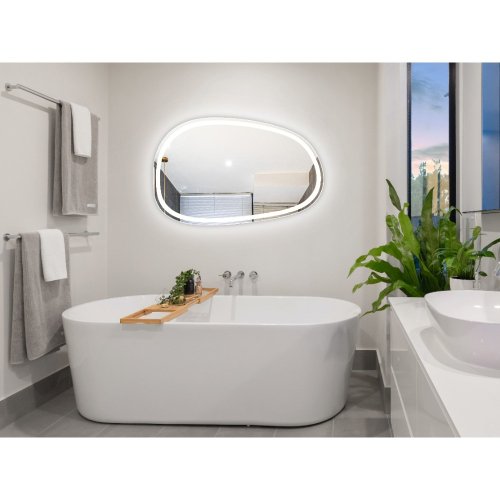 Купить devit 5416090 Style Асимметричное зеркало 900х600 с LED подсветкой и тачсенсором в Киеве vannaja.kiev.ua