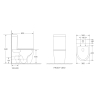 Купить Devit DFL0460211W Flow Компакт 63 см с крышкой soft-close, Vortex Flush, белый глянец в Киеве vannaja.kiev.ua