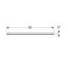 Купить качественные зеркала для ванны 90см Geberit 502.808.00.1 Option Basic Square Led подсветка сверху по горизонтали 502808001 в Киеве vannaja.kiev.ua