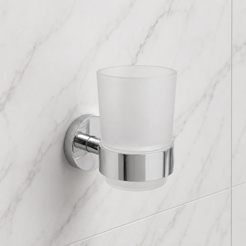 Стаканы для зубных щеток с держателем Devit DFL21010401C Flow, цвет хром Купить Стаканы для зубных щеток с держателем Devit DFL21010401C Flow, цвет хром в Киеве vannaja.kiev.ua