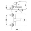 смеситель ванной однорычажный Primera 47565030 Project 2.0 кран плоской формы, хром Купить смеситель ванной однорычажный Primera 47565030 Project 2.0 кран плоской формы, хром в Киеве vannaja.kiev.ua