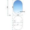 Купить devit 5446090 DO IT Зеркало 900х600 овальное, с тачсенсором и LED подсвидетелем в Киеве vannaja.kiev.ua