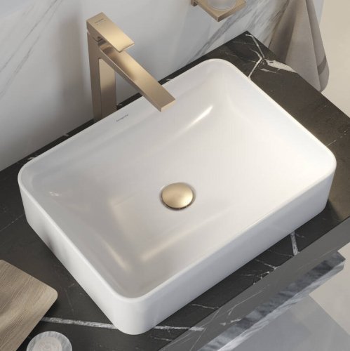 раковина чаша ціна Hansgrohe 60168450 Xuniva Q прямокутна 55 x 40 см без переливу, білий Купити раковина чаша ціна Hansgrohe 60168450 Xuniva Q прямокутна 55 x 40 см без переливу, білий в Києві vannaja.kiev.ua
