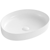 Купить devit Flow (DFL3310100W) Раковина 655х400х125мм на столешницу, без перелива, белая в Киеве vannaja.kiev.ua