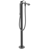 Напольный однорычажный смеситель для ванны Hansgrohe Vivenis (75445340), черный матовый хром Купить Напольный однорычажный смеситель для ванны Hansgrohe Vivenis (75445340), черный матовый хром в Киеве vannaja.kiev.ua