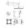 Купить топ душевая система hansgrohe 24620670 HG Raindance Alive Q 210/340 1jet с термостатическим смесителем и внутренней частью, черная матовая в Киеве vannaja.kiev.ua