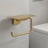 Держатель туалетной бумаги с подставкой для телефона бронзовый Hansgrohe 41789140 AddStoris S, матовый Купить Держатель туалетной бумаги с подставкой для телефона бронзовый Hansgrohe 41789140 AddStoris S, матовый в Киеве vannaja.kiev.ua