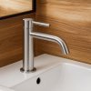 Купить Смесители для умывальника devit 550534N Flow раковины, brushed nickel никель в Киеве vannaja.kiev.ua