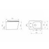 Devit DBS71051111W Balance Square Підвісний безобідковий унітаз з кришкою soft-close, Vortex Flush, білий глянець Купити Devit DBS71051111W Balance Square Підвісний безобідковий унітаз з кришкою soft-close, Vortex Flush, білий глянець в Києві vannaja.kiev.ua