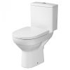 Купить Унитаз-компакт Cersanit City 602 Clean on 011 K35-036 3/5л + крышка дюропласт Soft Close 5901771118831, K35036 в Киеве vannaja.kiev.ua