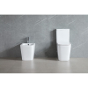 Унітаз компакт підлоговий короткий 61 см Devit DFL2170211W Flow square з кришкою soft-close, Vortex Flush, білий глянець Купити Унітаз компакт підлоговий короткий 61 см Devit DFL2170211W Flow square з кришкою soft-close, Vortex Flush, білий глянець в Києві vannaja.kiev.ua