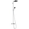 Купить душевая система для ванны с термостатом, тропический душ Hansgrohe 28871000 Activera S Showerpipe 240 1jet EcoSmart Ecostat Fine, хром в Киеве vannaja.kiev.ua