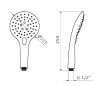 Купити Ручний душ GRB Hand-showers SNOW (05010014) в Києві vannaja.kiev.ua