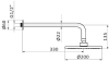 Купити Верхній душ GRB Showerheads PLOT (05027001) в Києві vannaja.kiev.ua