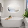 Купить devit 5446090 DO IT Зеркало 900х600 овальное, с тачсенсором и LED подсвидетелем в Киеве vannaja.kiev.ua