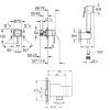 смеситель на биде с гигиеническим душем Grohe Essence, черный матовый UA111197243 Купить смеситель на биде с гигиеническим душем Grohe Essence, черный матовый UA111197243 в Киеве vannaja.kiev.ua