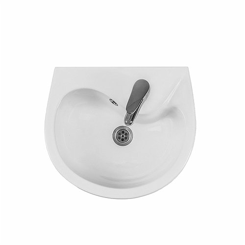 kolo 102140UA Bambi Раковина 40 см с переливом из 1 отверстия под смеситель, белый глянец Купить kolo 102140UA Bambi Раковина 40 см с переливом из 1 отверстия под смеситель, белый глянец в Киеве vannaja.kiev.ua
