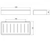 Купити Поличка EMCO Loft 0545 001 02 Loft Мильниця настінна, хром/білий 054500102 в Києві vannaja.kiev.ua