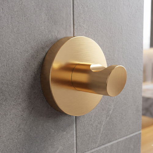 Купить вешалку - крючок для ванной золота devit DFL21010202BG Flow одинарный, цвет Brushed Gold PVD Купить Купить вешалку - крючок для ванной золота devit DFL21010202BG Flow одинарный, цвет Brushed Gold PVD в Киеве vannaja.kiev.ua