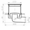 трап под душ G425XL/G425 N XL Двухкорпусный с сухим сифоном решетка Квадраты, D50, h-113-169 мм Купить трап под душ G425XL/G425 N XL Двухкорпусный с сухим сифоном решетка Квадраты, D50, h-113-169 мм в Киеве vannaja.kiev.ua