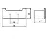 Купить Крючок для ванны EMCO Loft 0575 001 02 двойной настенный в ванную, хром 057500102 в Киеве vannaja.kiev.ua